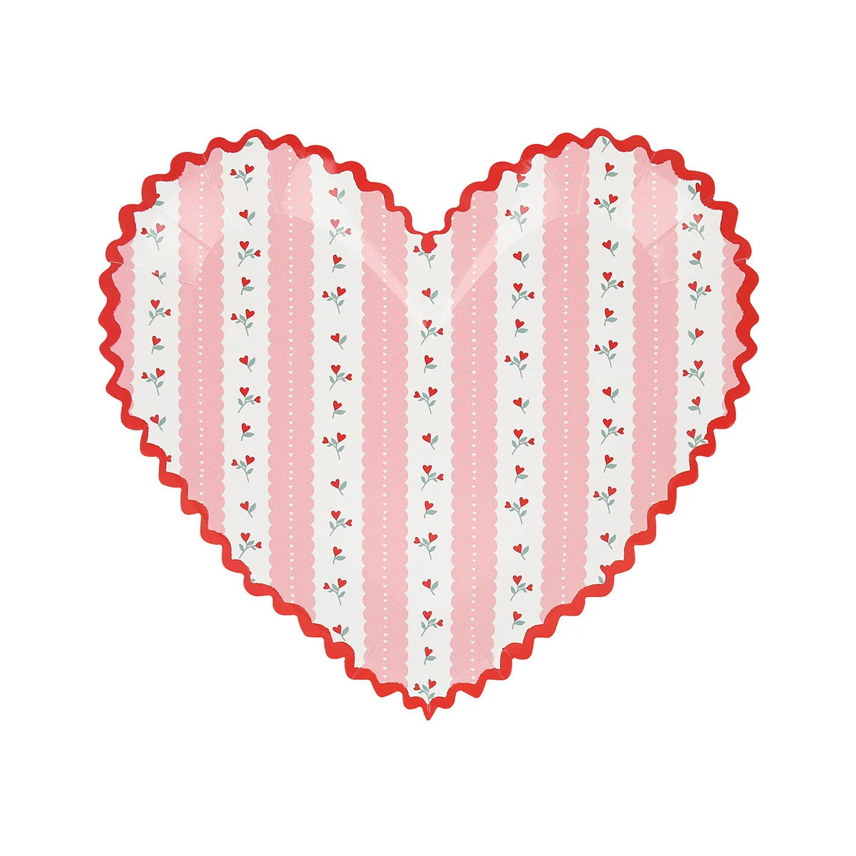 Meri Meri Vintage Heart Plates (x8)