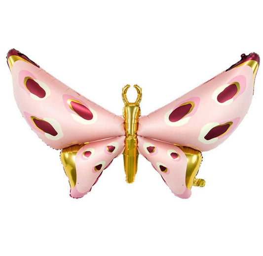 Pink Foil Butterfly Balloon