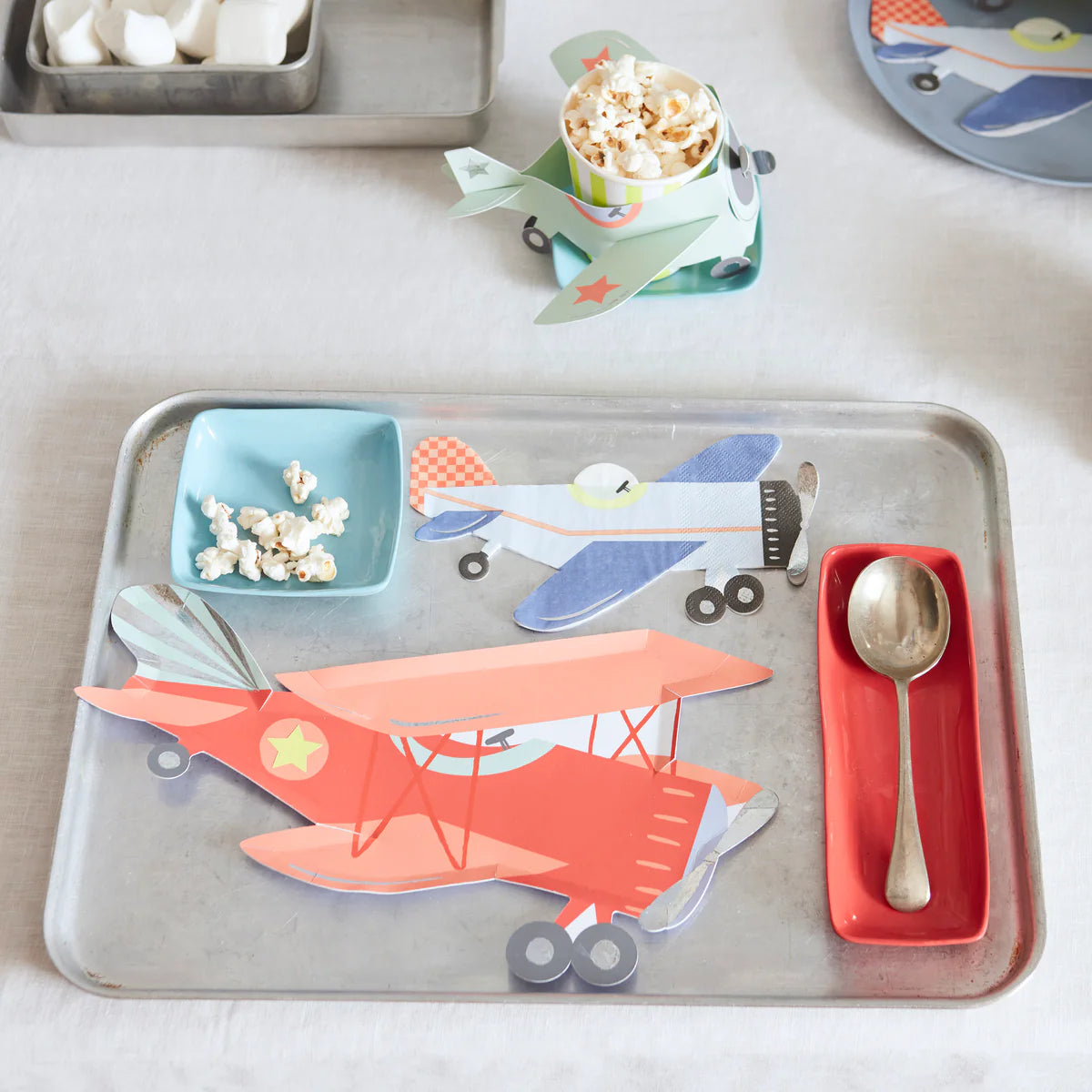 Meri Meri Plane Plates (x8)