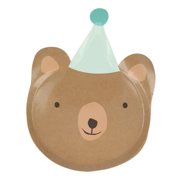 Meri Meri Animal Parade Die Cut plates (x8)