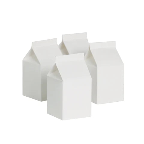 White Milk Carton - x10