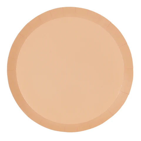 Peach Plates Banquet Size - x10