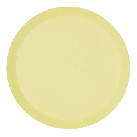 Yellow Plates Banquet Size - x10