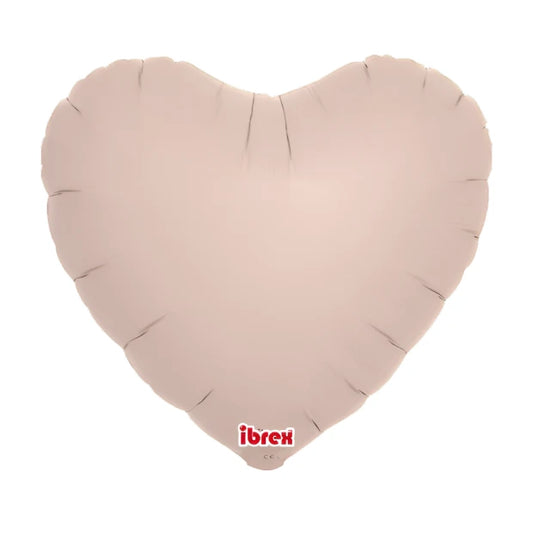 Foil Heart Balloon Shell Pink