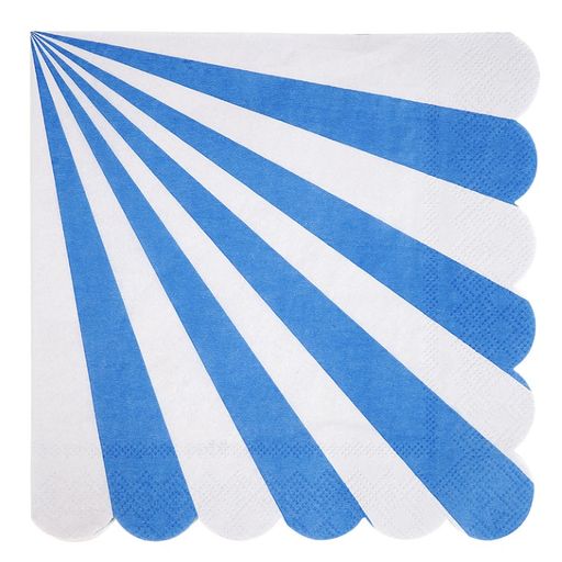 Meri Meri Blue Stripe Napkins