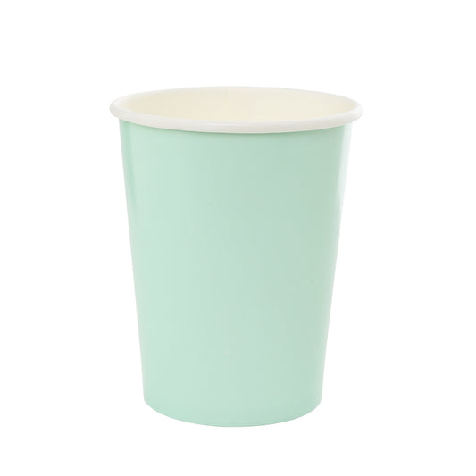 Mint Green Cups - x10
