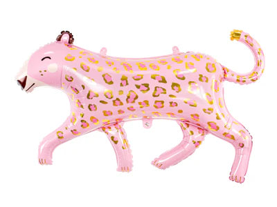 Glossy Pink Leopard Foil Balloon