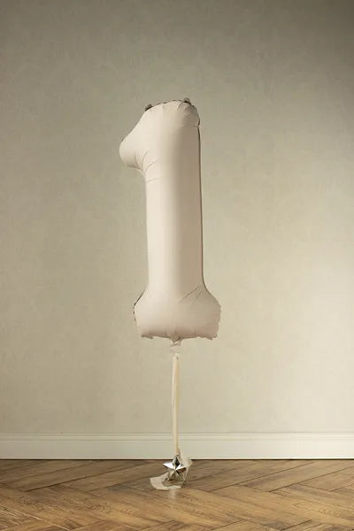 Nude Foil Balloon - Number One