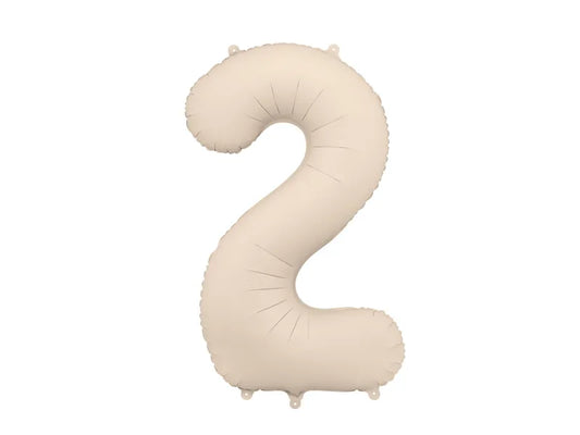 Nude Foil Balloon - Number Two