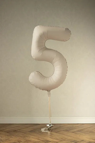 Nude Foil Balloon - Number Five