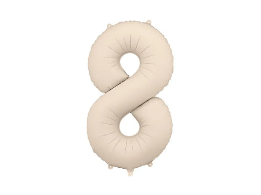 Nude Foil Balloon - Number Eight