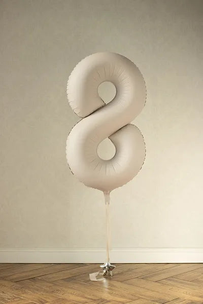 Nude Foil Balloon - Number Eight