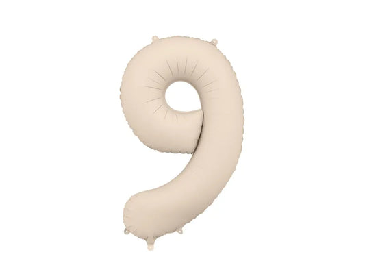Nude Foil Balloon - Number Nine