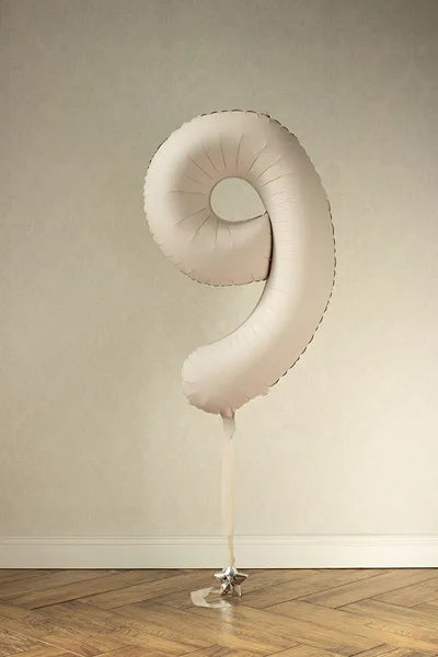 Nude Foil Balloon - Number Nine