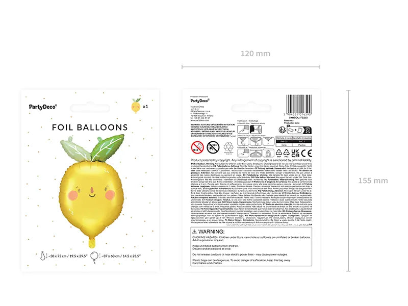 Foil Lemon Balloon