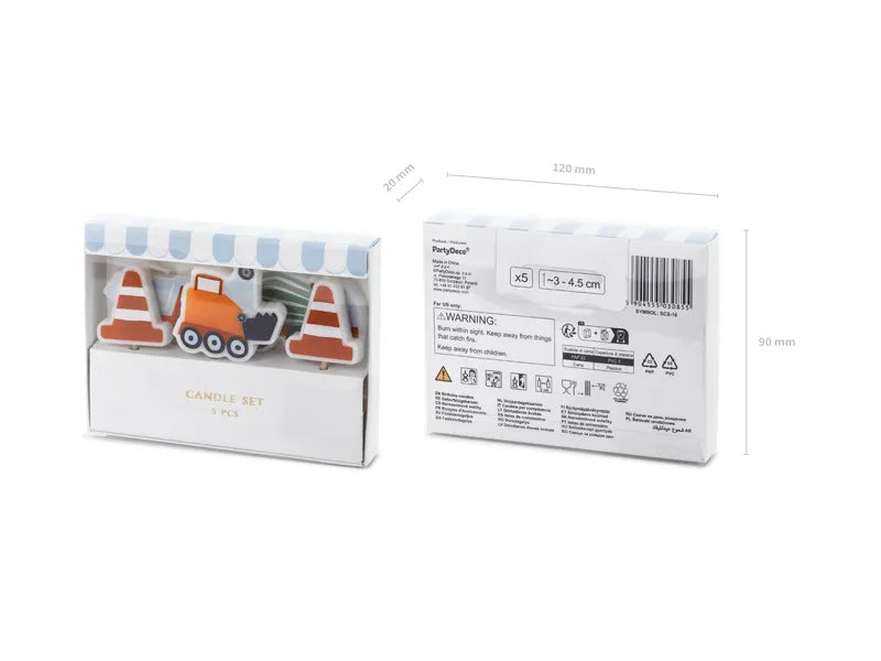 Construction Candle Set (5)