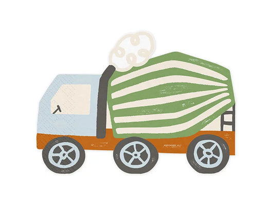 Concrete Truck Napkins (20)