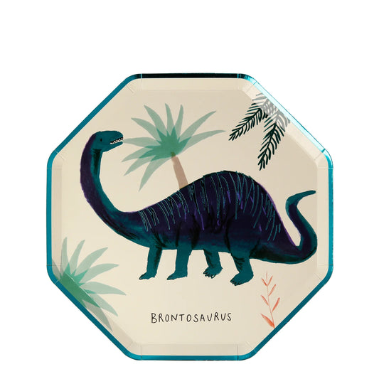 Meri Meri Dinosaur Kingdom Dinner Plates (x 8)