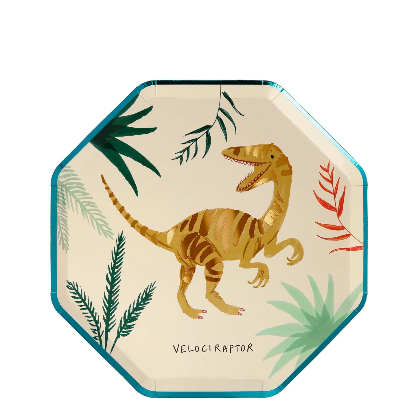 Meri Meri Dinosaur Kingdom Dinner Plates (x 8)
