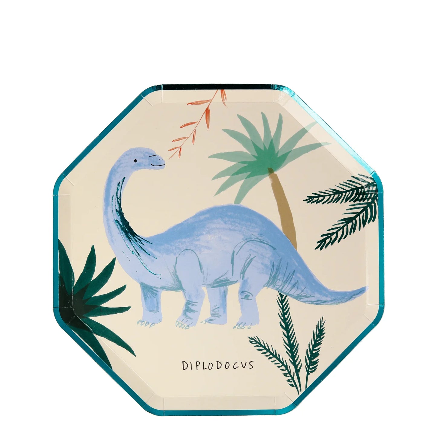 Meri Meri Dinosaur Kingdom Dinner Plates (x 8)