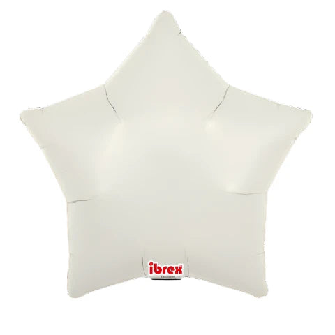 Foil Star Balloon Cloud Grey