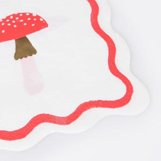 Meri Meri Merry Mushrooms Small Napkins