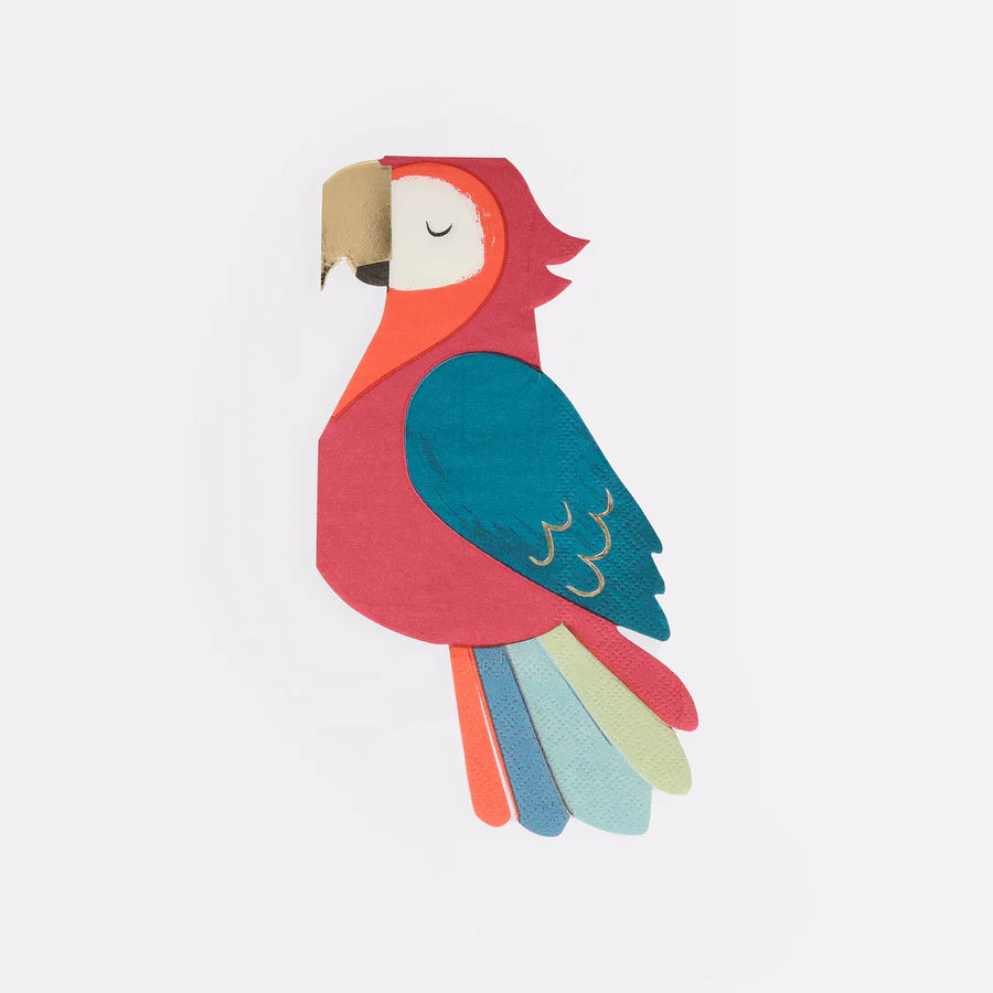 Meri Meri Parrot Party Napkins (x16)