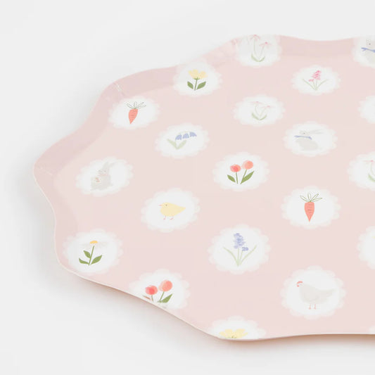 Meri Meri Easter Cameo Dinner Plates (x8)