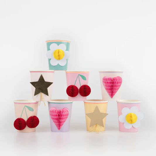 Meri Meri Happy Icon Cups (x8)