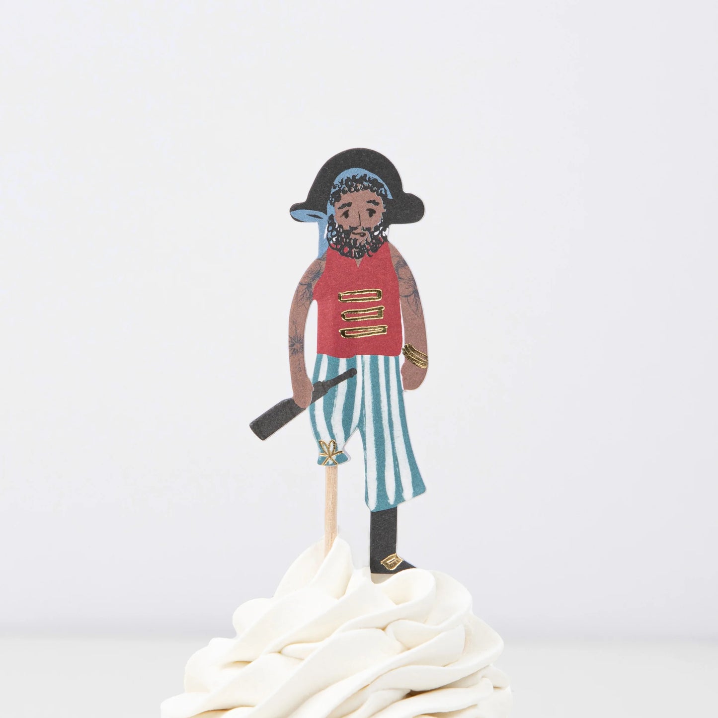 Meri Meri Pirate Ship Cupcake Kit (x 24 toppers)