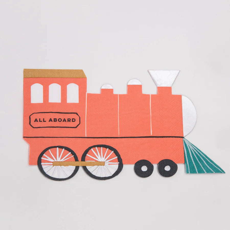 Meri Meri Train Napkins x (16)