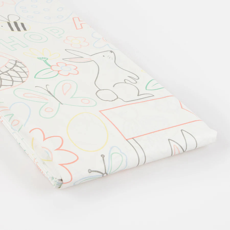 Meri Meri Easter Colour In Activity Tablecloth