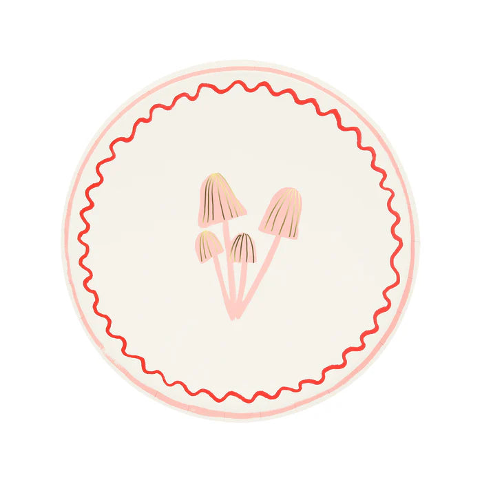 Meri Meri Merry Mushroom Side Plates - x8