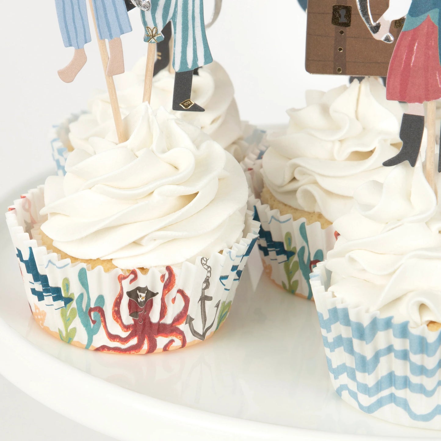 Meri Meri Pirate Ship Cupcake Kit (x 24 toppers)