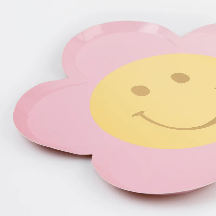 Meri Meri Happy Icon Flower Plates (x8)