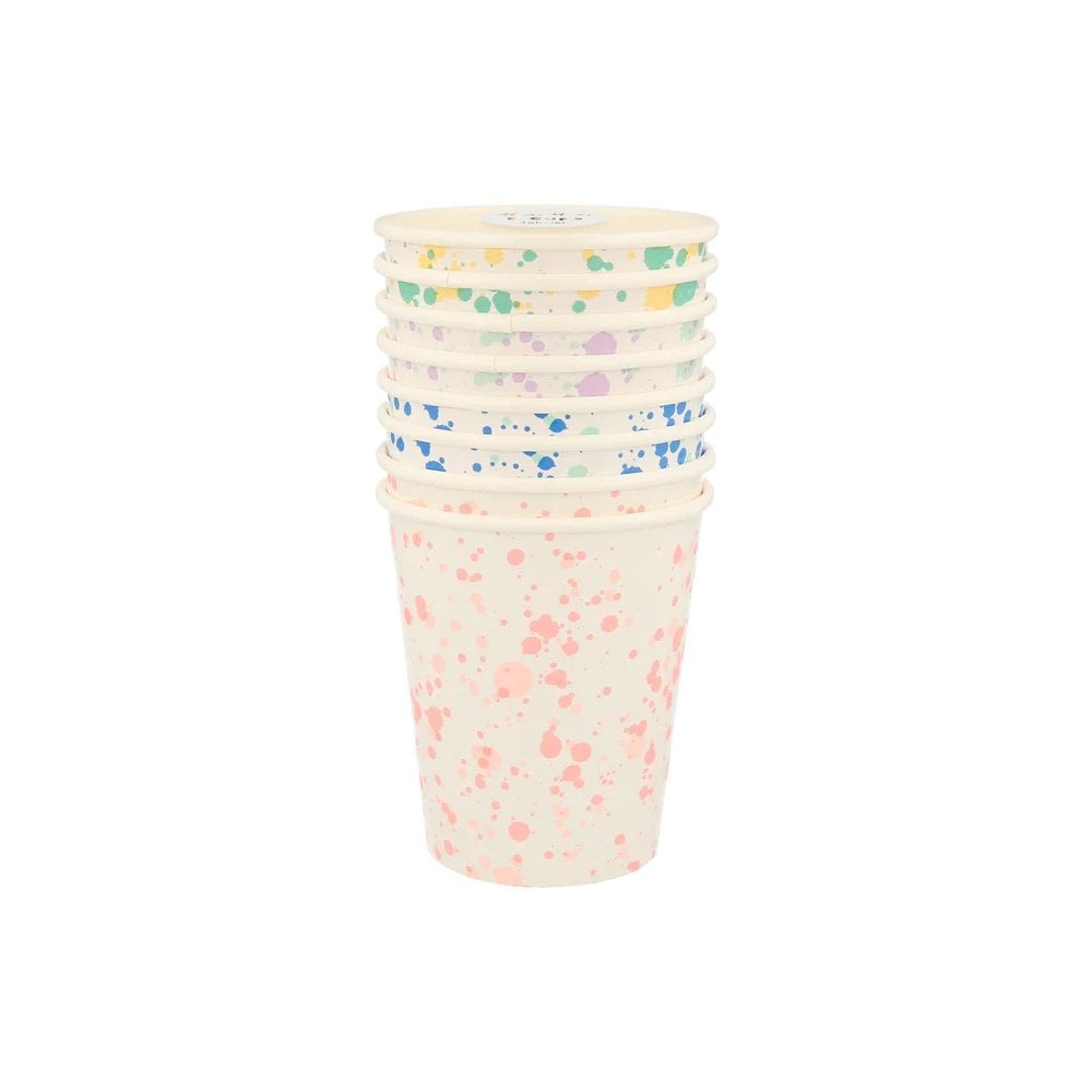 Meri Meri Speckled Cups (x 8)