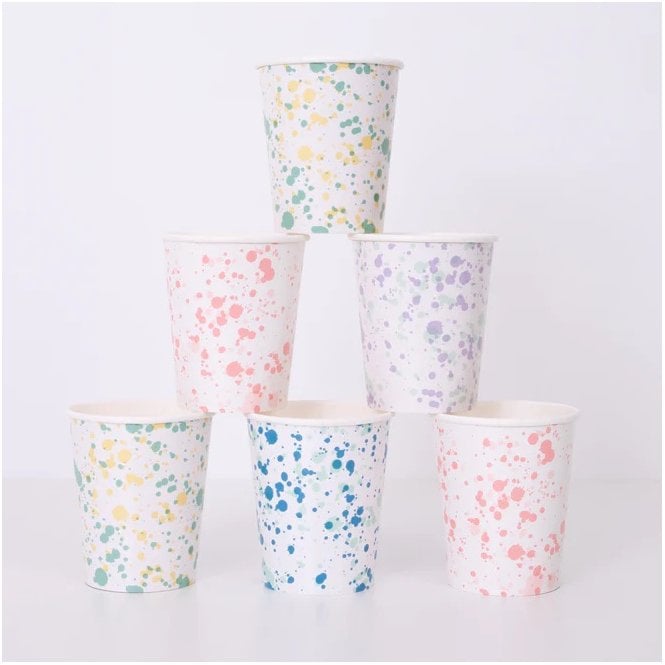 Meri Meri Speckled Cups (x 8)