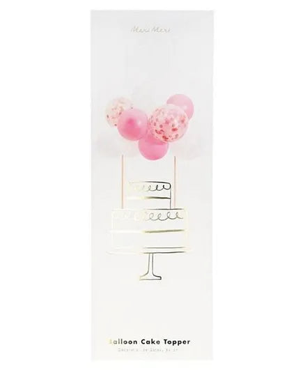 Meri Meri Pink Balloon Cake Topper Kit