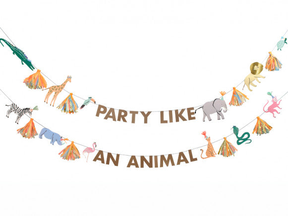 Meri Meri Safari Animal Large Garland