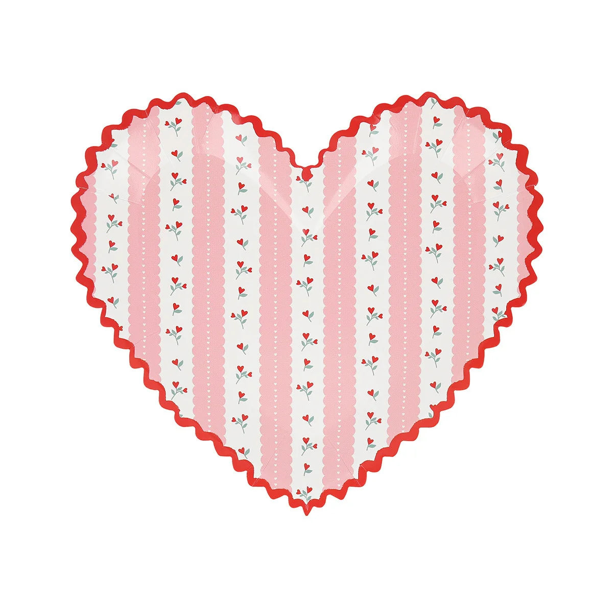 Meri Meri Vintage Heart Plates (x8)