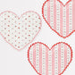 Meri Meri Vintage Heart Plates (x8)