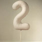 Nude Foil Balloon - Number Two