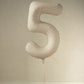 Nude Foil Balloon - Number Five