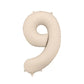 Nude Foil Balloon - Number Nine