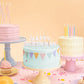 Happy Birthday White Candles