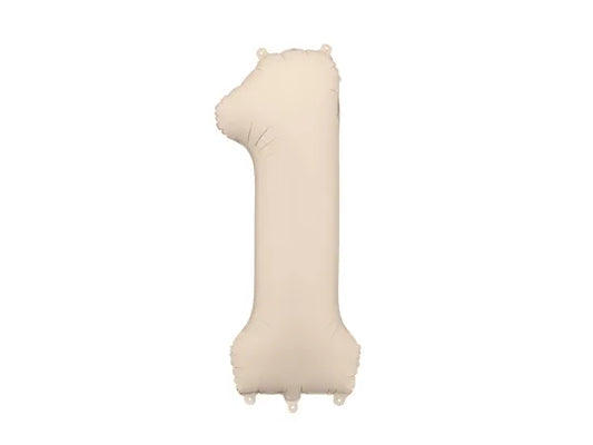 Nude Foil Balloon - Number One